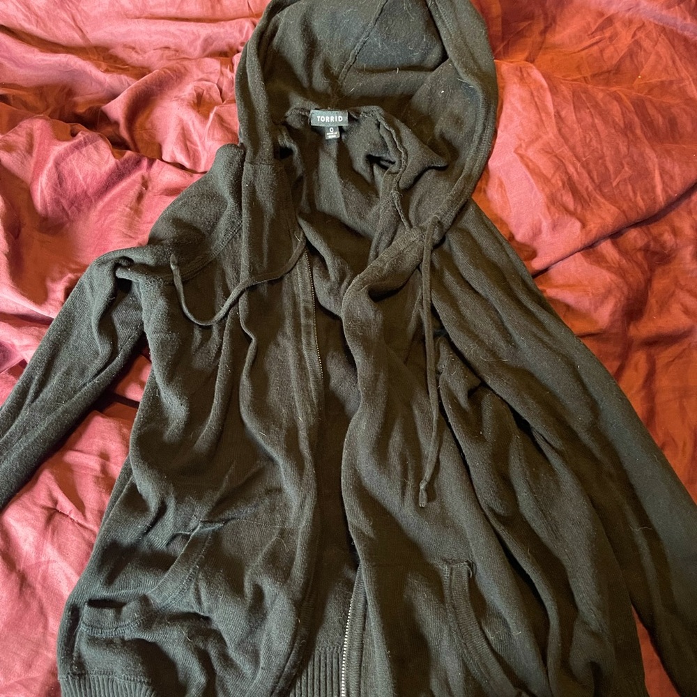 Black TORRID Hoodie, SIZE LARGE